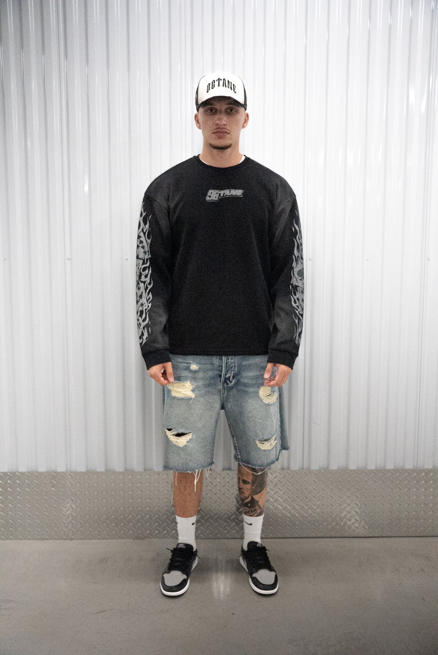 "High Rollers"  Heavyweight Waffle Crewneck